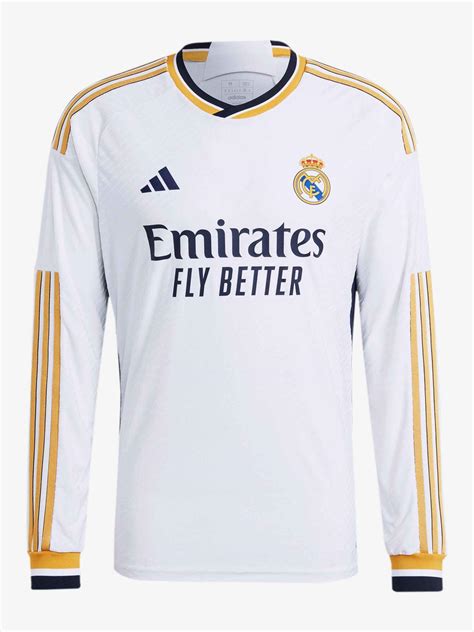 real madrid long sleeve jersey.